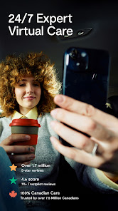 Maple virtual care promotional screen