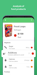 Yuka product analysis details